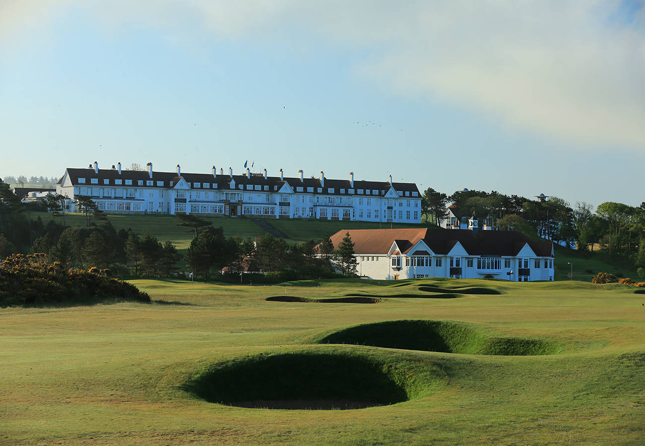 Clubhouse und Hotel