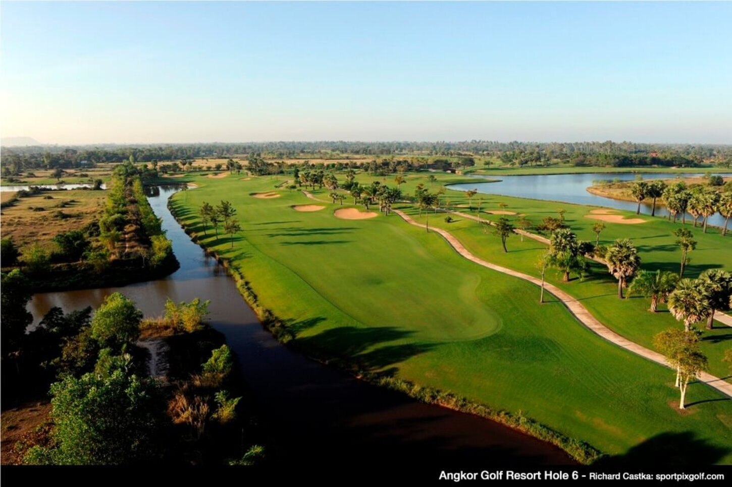 Golfplatz Ansicht