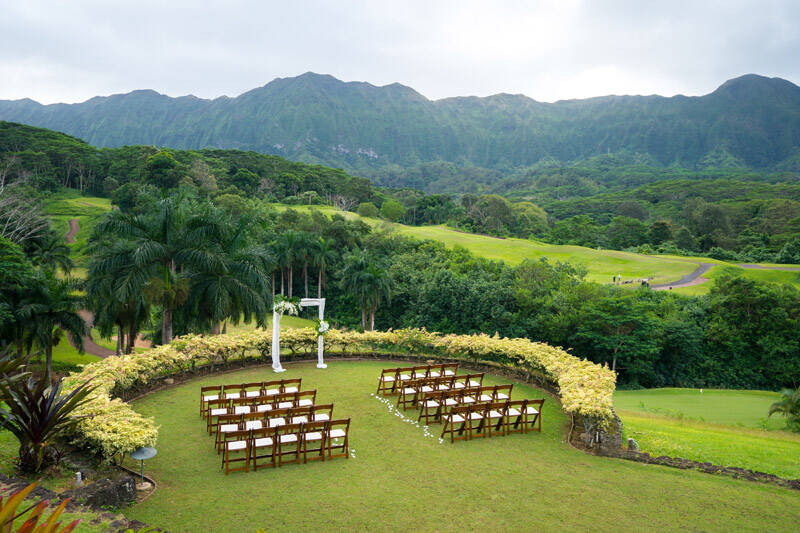 Hochzeit auf dem Golfplatz