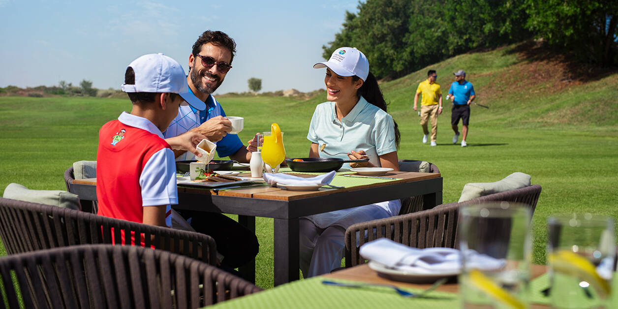 Serviert auf dem Golfplatz