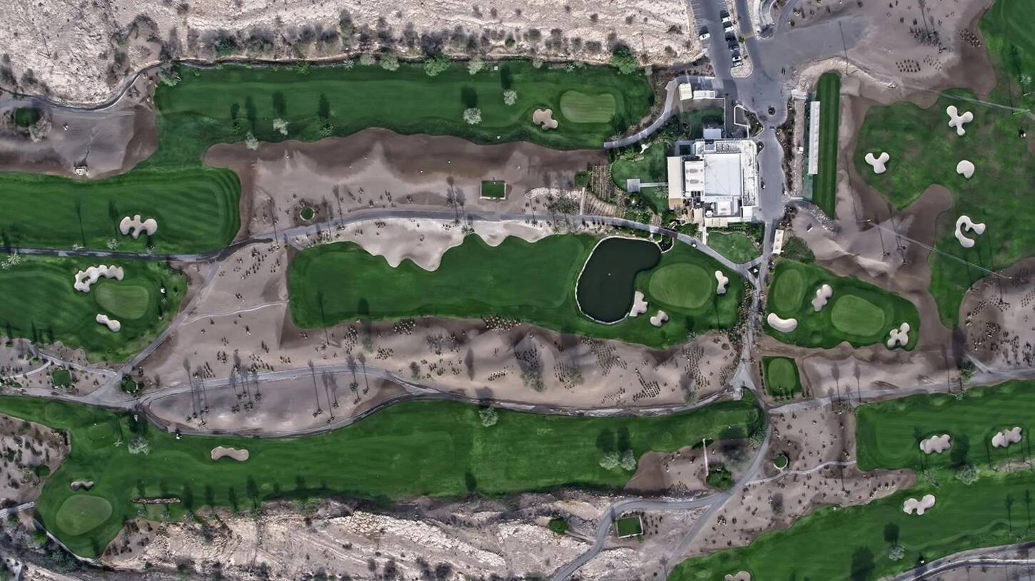 Luftaufnahme Golfplatz