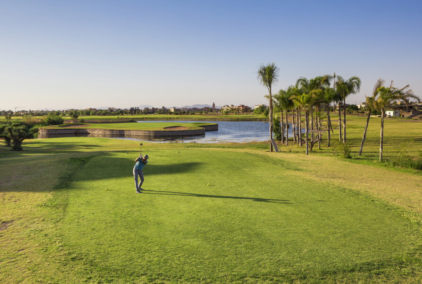 Golfplatz Ansicht