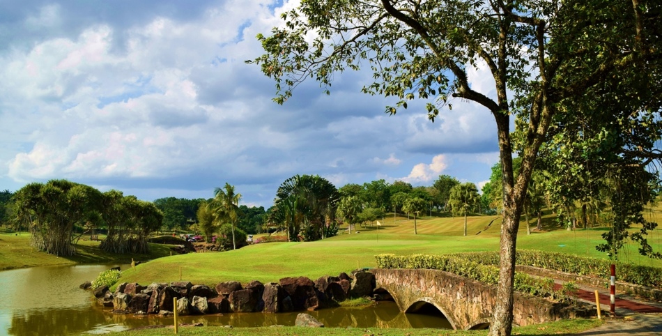 Golfplatz Ansicht