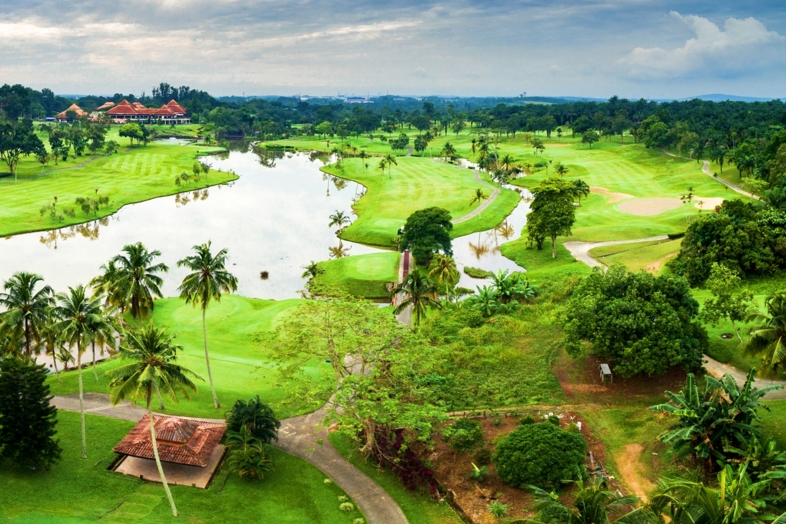 Golfplatz Ansicht