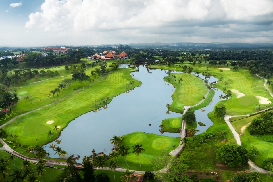 Golfplatz Ansicht