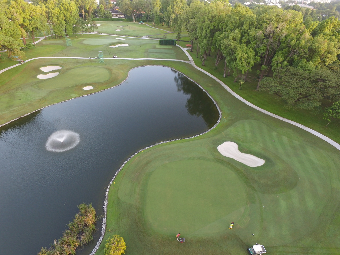 Golfplatz Ansicht