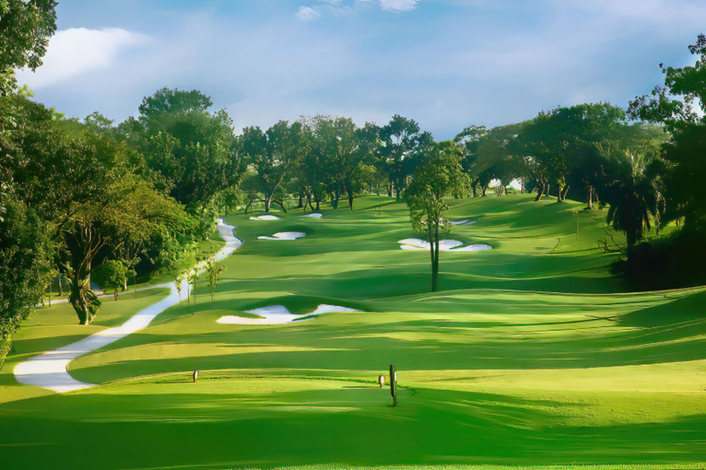 Golfplatz Ansicht