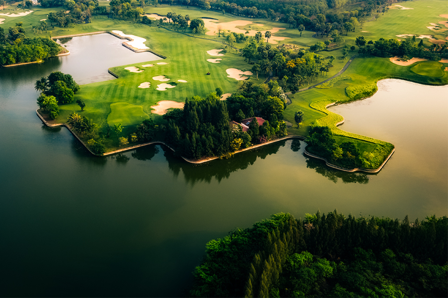 Golfplatz Ansicht