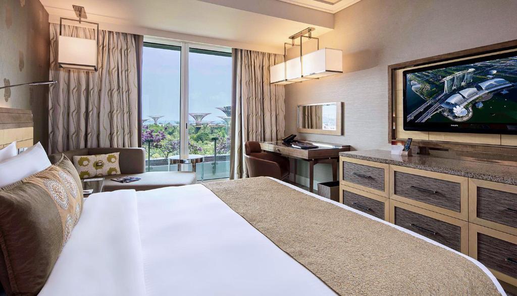 Deluxe Zimmer mit Blick auf Gardens by the Bay