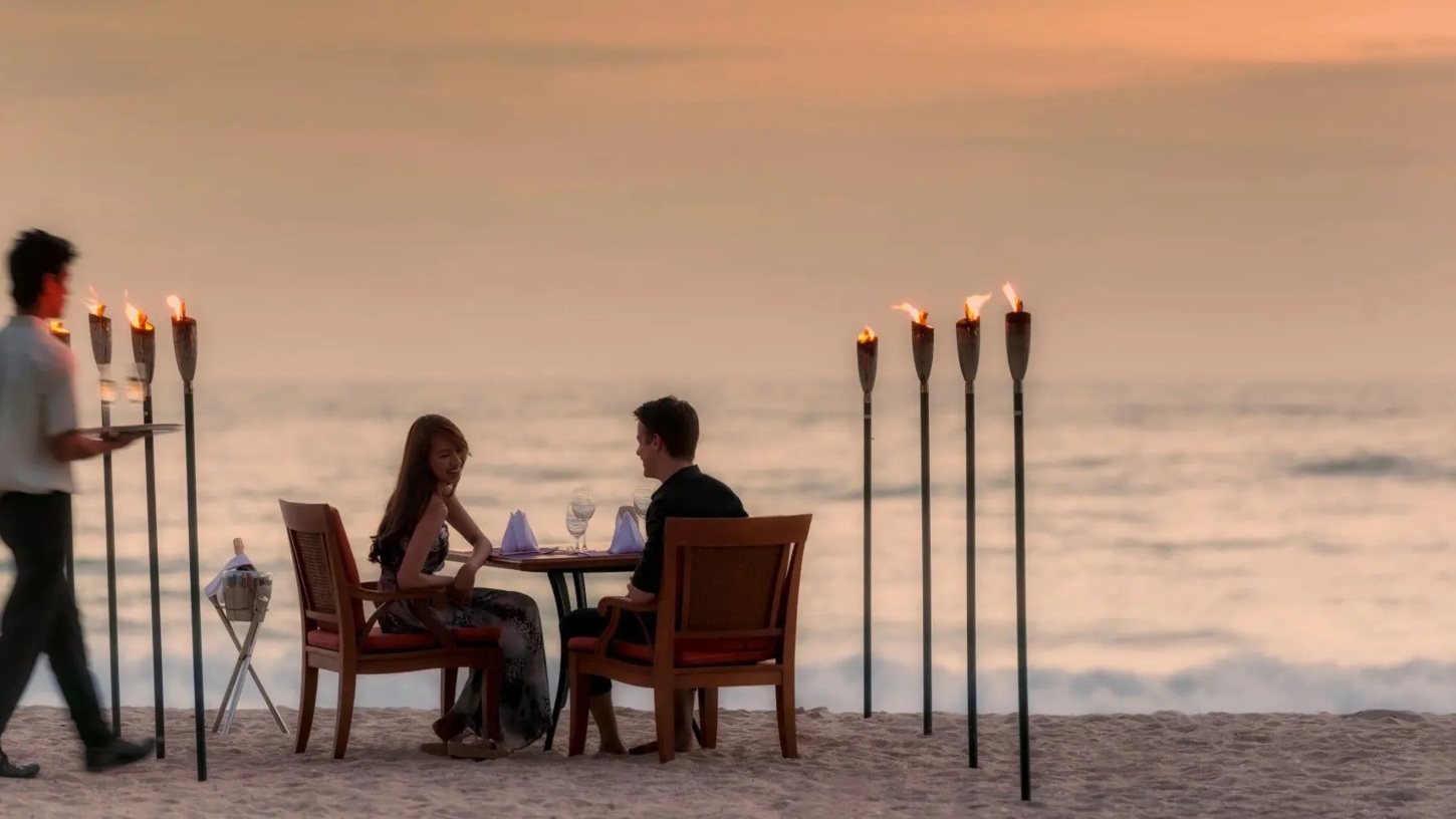 Essen am Strand