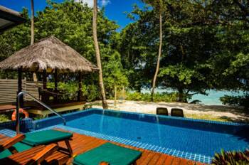 King Beachfront Villa mit Tauchbecken